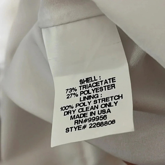 Shoshanna | NEW Popover white optic shift dress Scalloped‎ Lace women’s size 12 - Picture 9 of 11